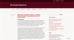 Desktop Screenshot of eskommtdaraufan.com